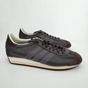 Adidas Originals Dark Brown Country OG Trimmed Leather Sneakers Women's Size 8.5